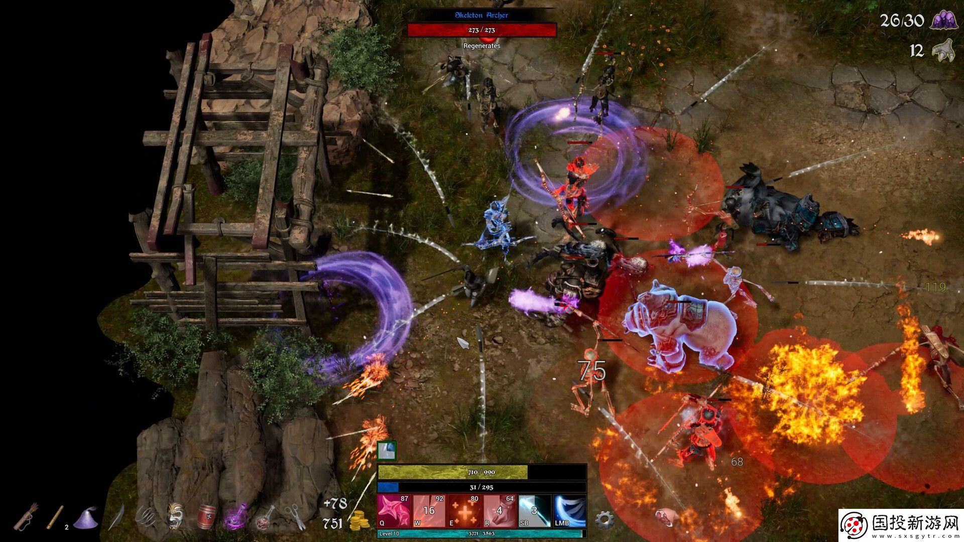 類暗黑快節(jié)奏俯視角動作游戲法術塑造者現(xiàn)已在Steam推出試玩Demo