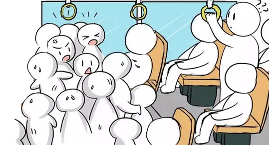 雪柔公車上被猛烈的進出推動-每一次車輛剎車都會讓她向前沖